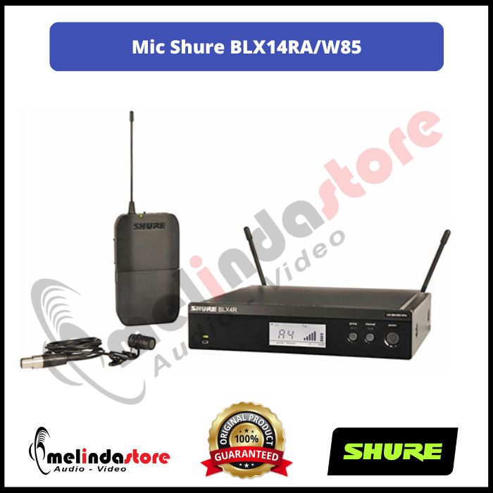 Microphone Wireless Shure BLX14RA/W85 | Wireless Presenter Mic Shure Clip On